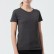 Футболка женская Regent Fit Women, черный меланж